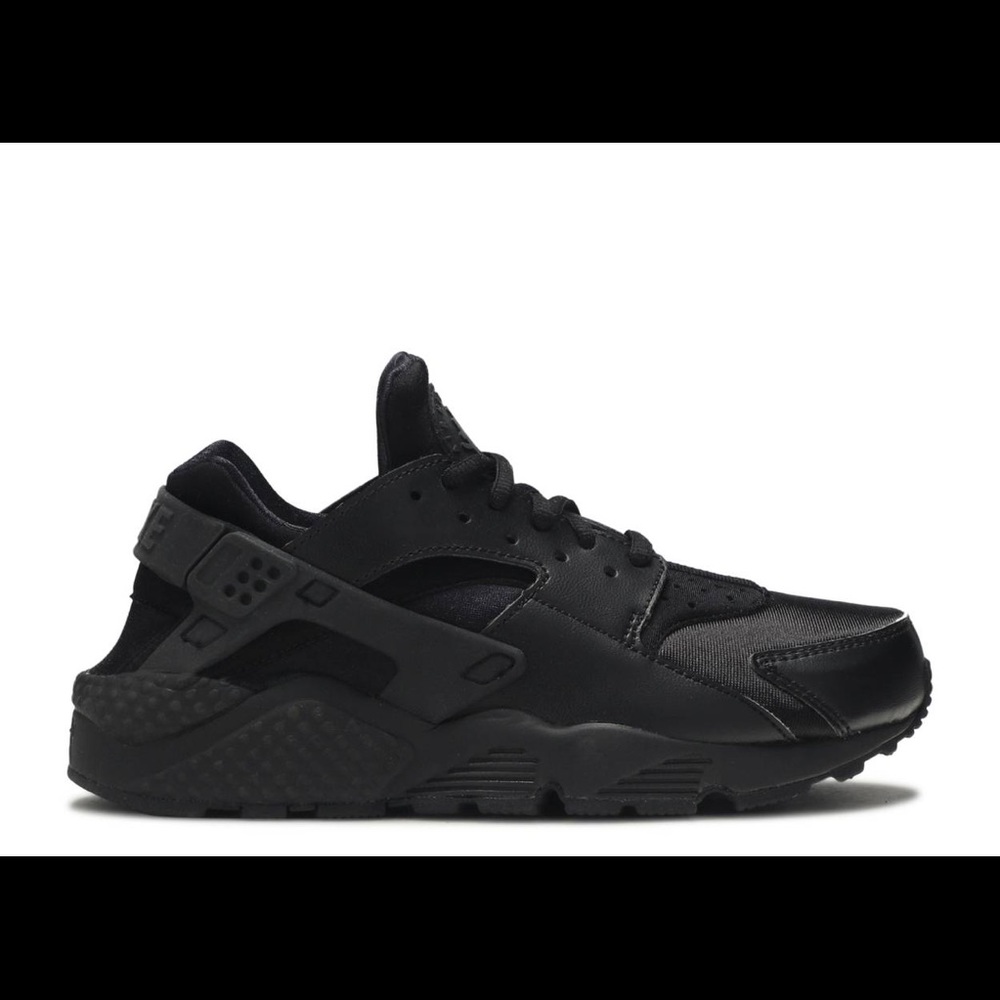 Nike air hurache run triple black womens 7.5 (6)